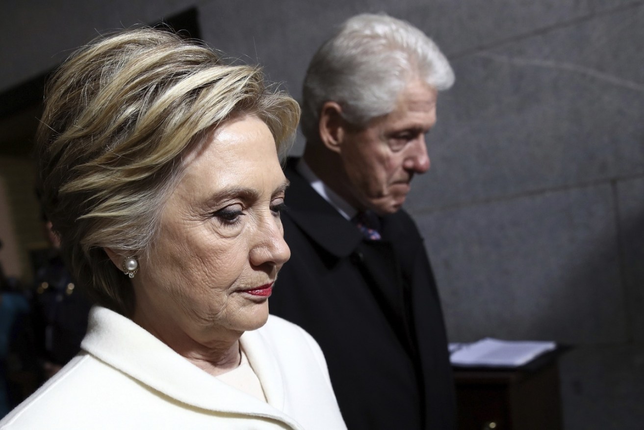 Hillary Clinton says President Trump's inauguration was an 'out of body experience'.