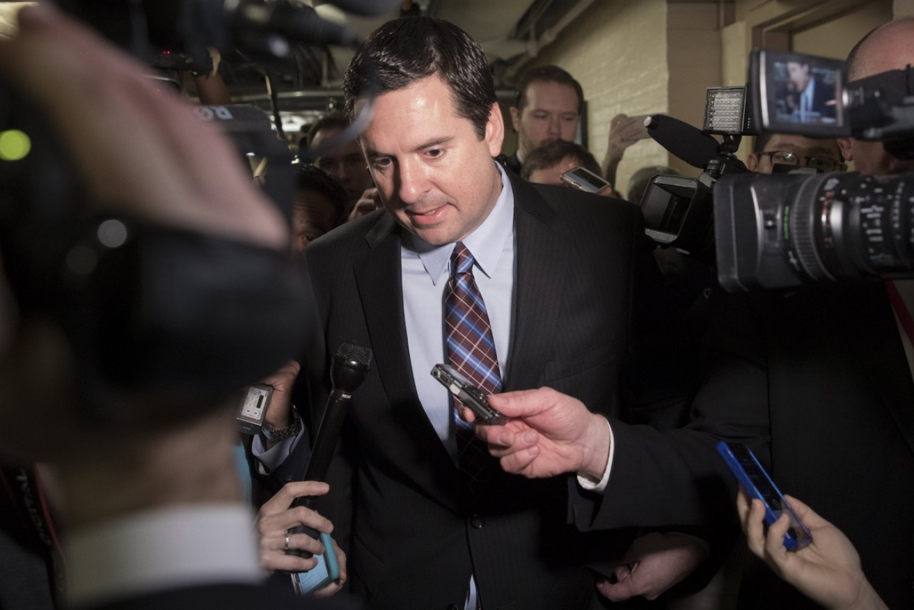 Trump ally Devin Nunes has stepped down as head of an investigation into Russia election tampering.