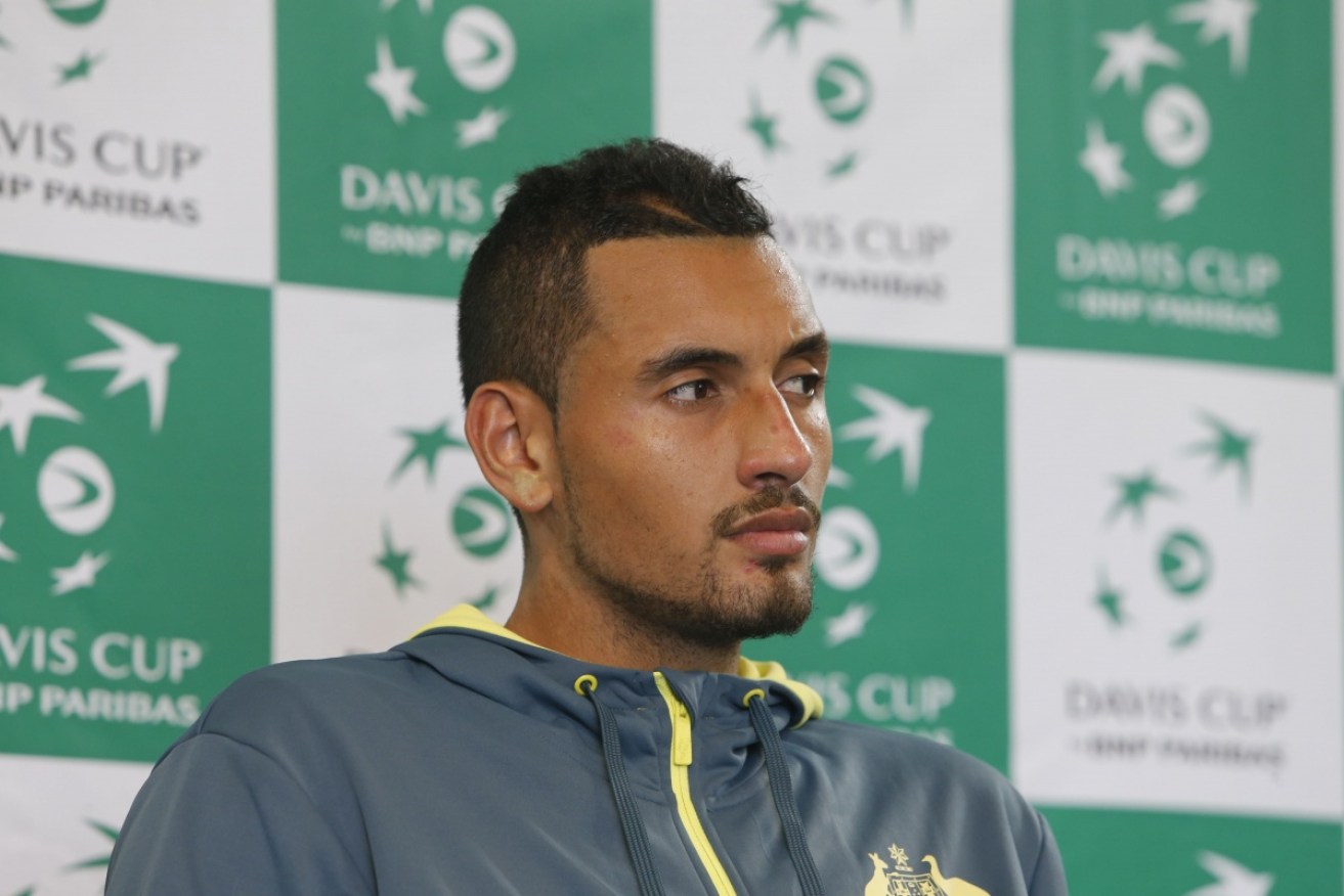 Nick Kyrgios celebrated his birthday on Thursday saying his grandfather was 'always supporting, always knew the score, what was going on'. Photo: AAP