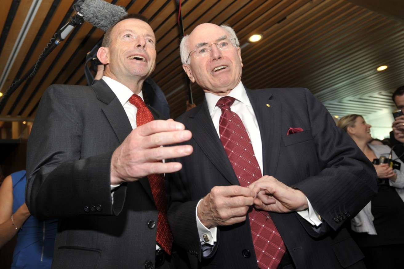 John Howard and Tony Abbott both appeared at the Alliance for Responsible Citizenship forum in London last week.
