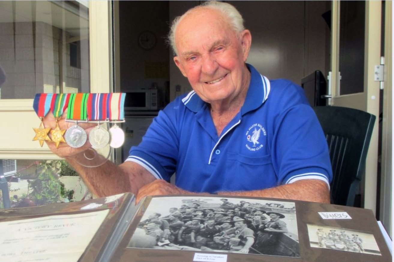 Seventy-five years on from the bombing of Darwin, Len Snell is left with medals, photographs and memories.