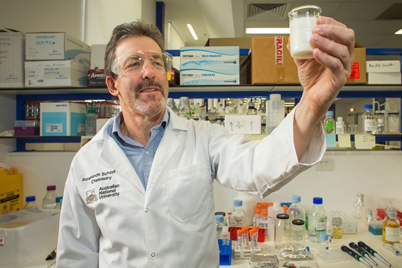 ANU's Professor John Carver is leading the study on amyloid fibrils in UHT milk.