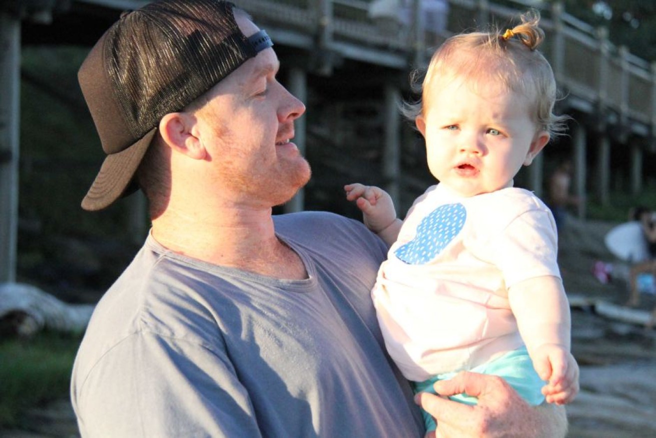 Shane Wescombe has been a stay-at-home dad since daughter Gabby was four months old.