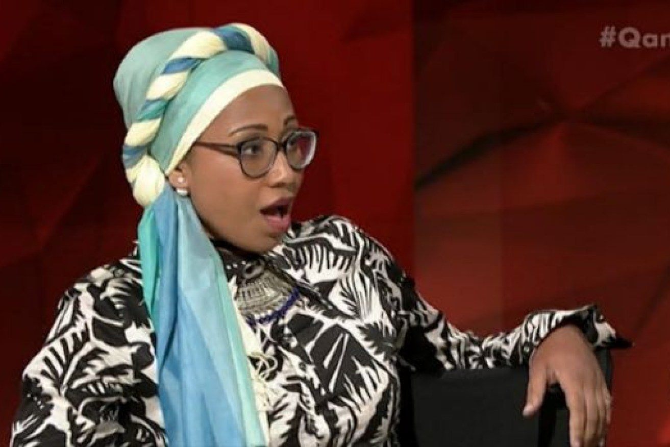 Yassmin Abdel-Magied deleted a Facebook post after it was deemed 'disrespectful'.