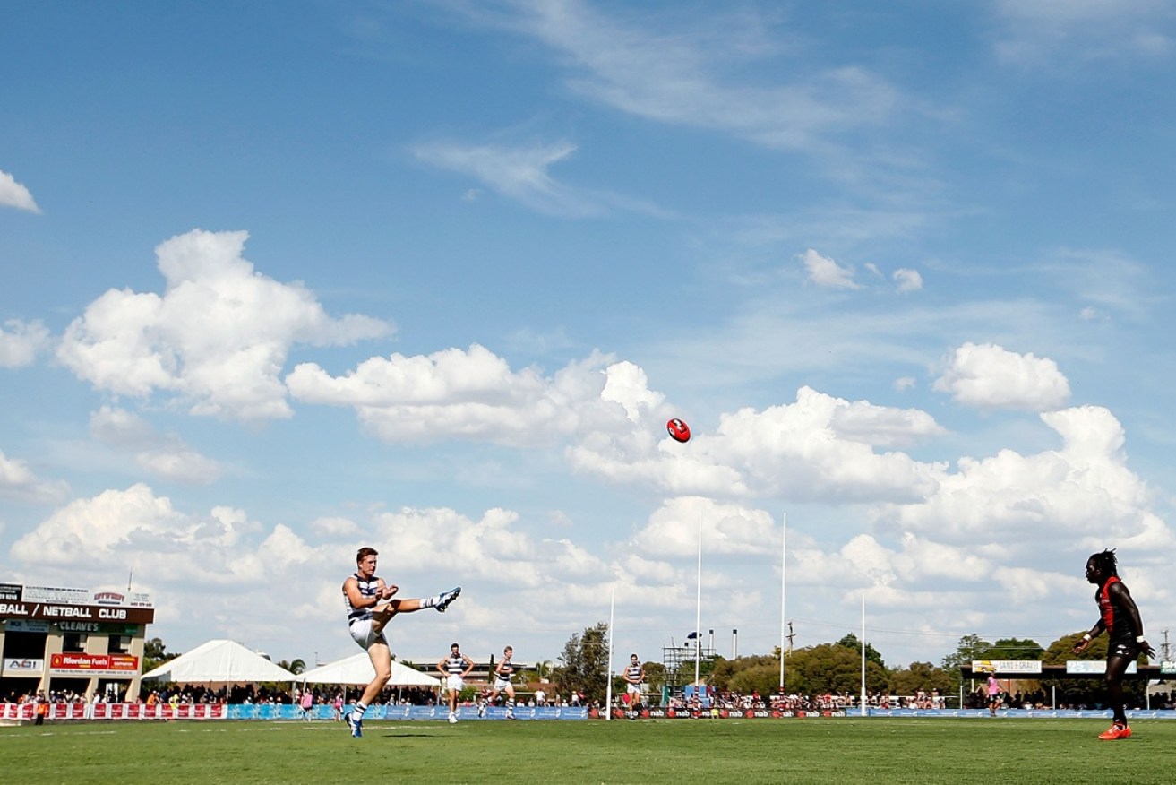 Deakin Reserve in Shepparton has hosted pre-season AFL matches.