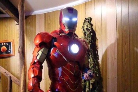 Canberra dad is metal as anything in his homemade Iron Man suit