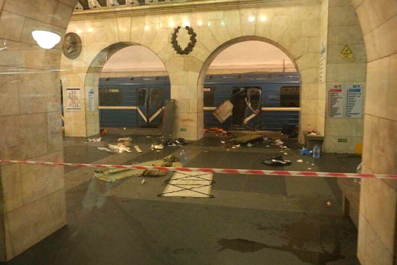 An explosion rocked a Russian metro station on Monday, killing at least 11 people.