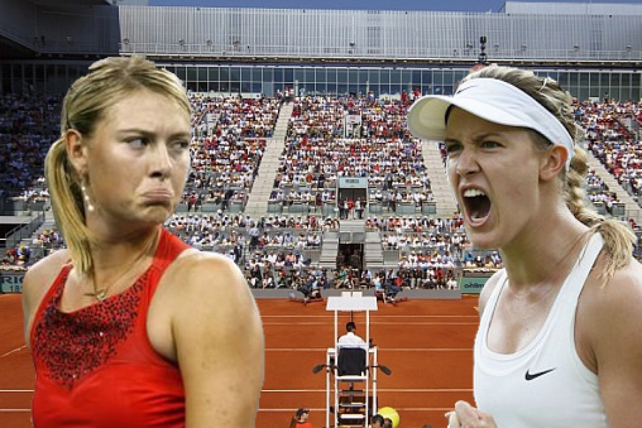 Maria Sharapova will meet one of her harshest critics in Amelie Bouchard in the second round of the Madrid Open.