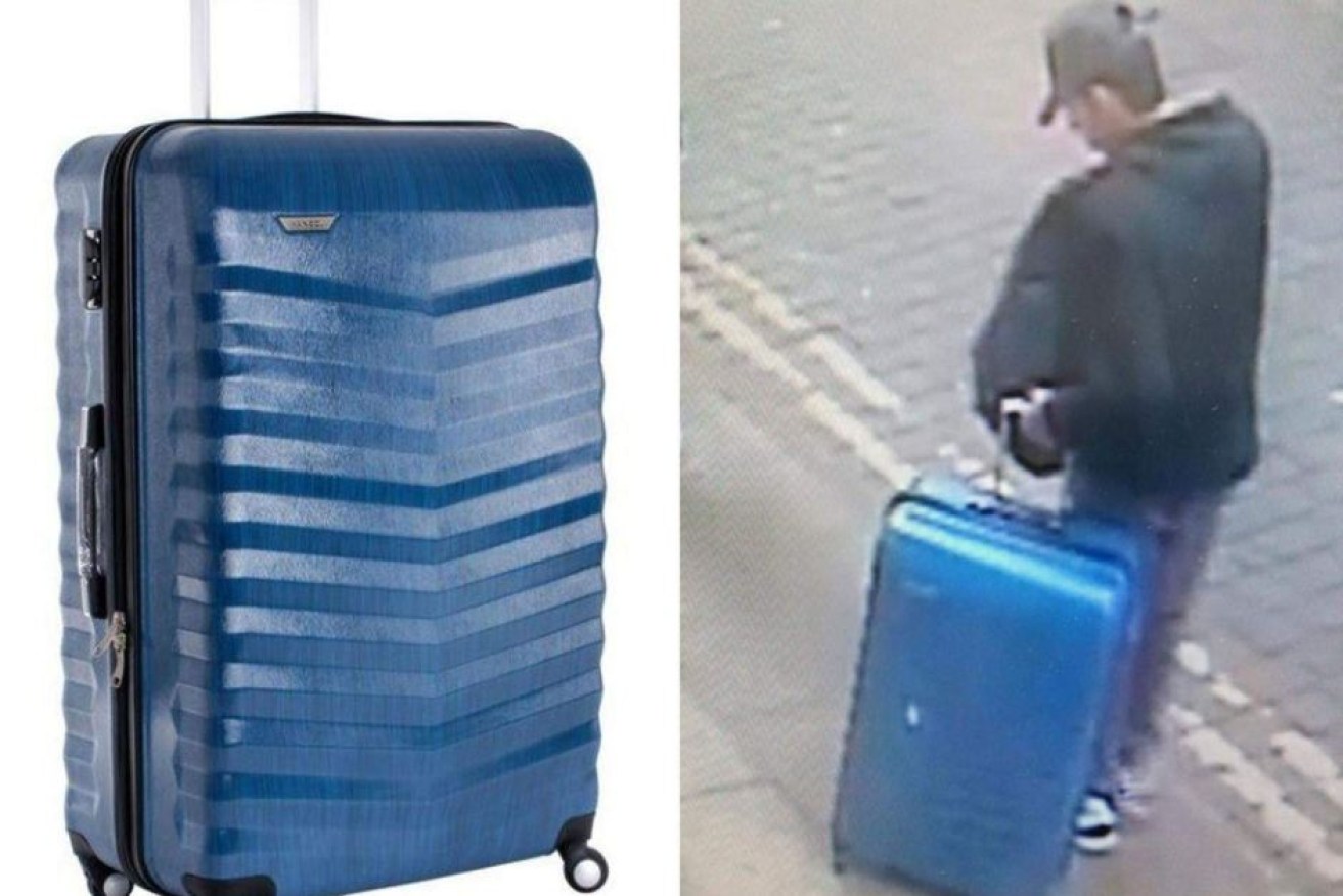 British police turn attention to Manchester bomber's blue suitcase.