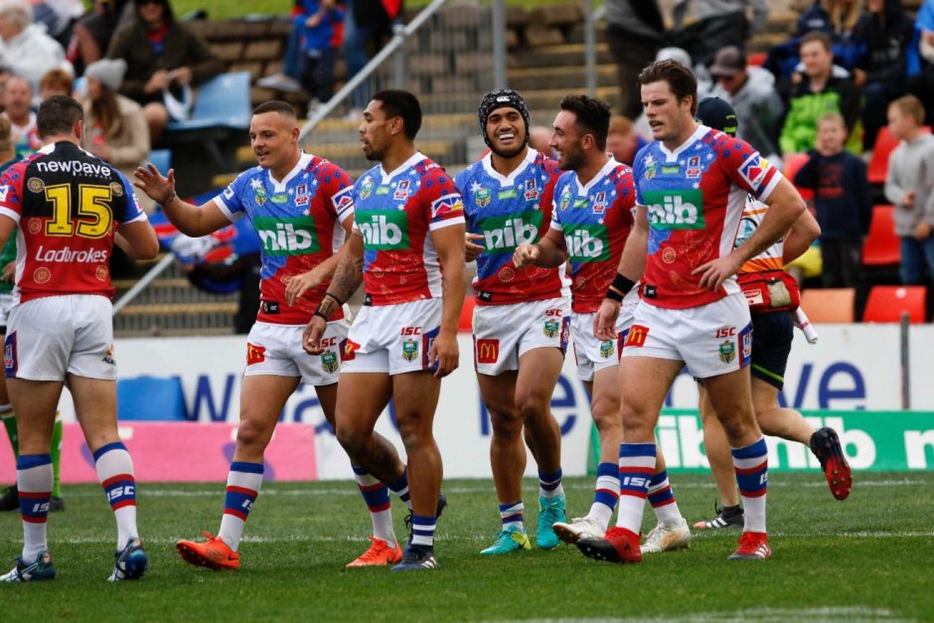 Newcastle had not won since round two but would not be denied against Canberra.