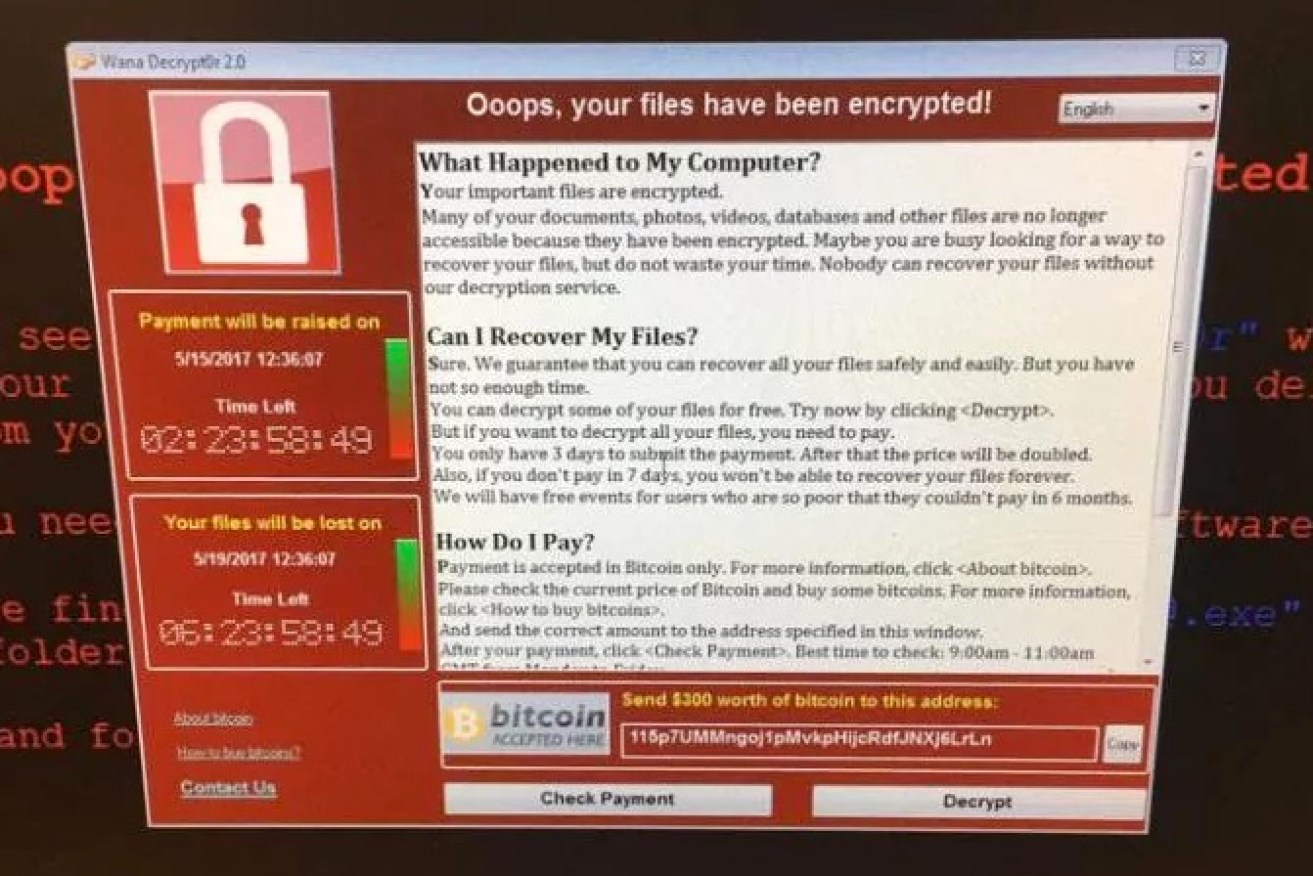 An Australian business has been hit by ransomware and there are reports of two others as agencies work to confirm links to the global attack.