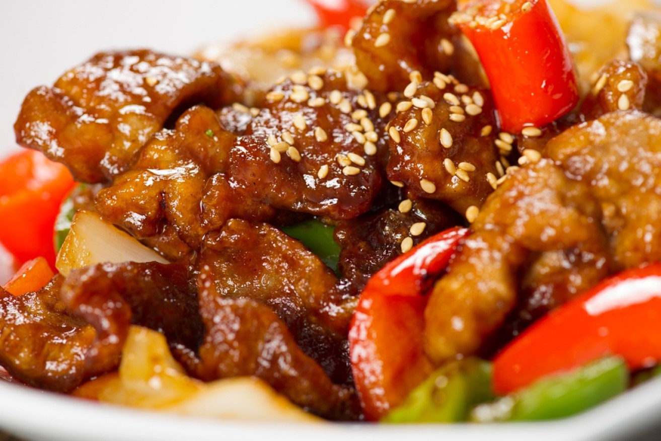 Shinner complained there were no vegetables in his sweet and sour pork.