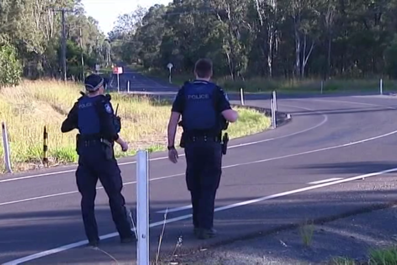 A police officer has reportedly been shot dead at Seventeen Mile in Lockyer Valley, west of Brisbane
