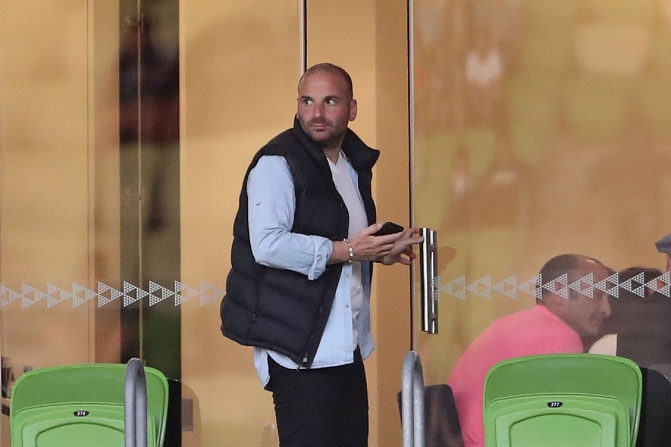 George Calombaris is a passionate Melbourne Victory supporter.