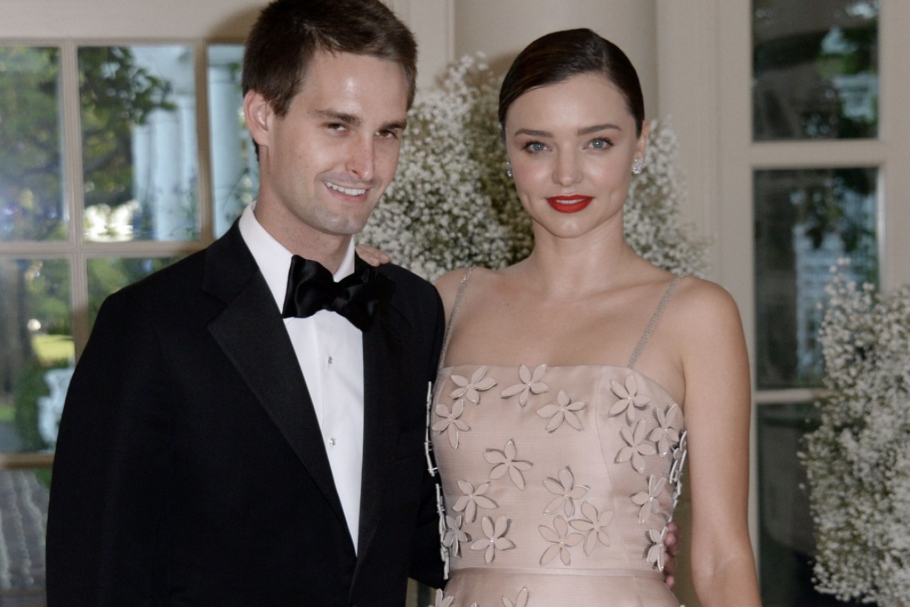 Miranda Kerr and Evan Spiegel dated for a year before getting engaged in July 2016.