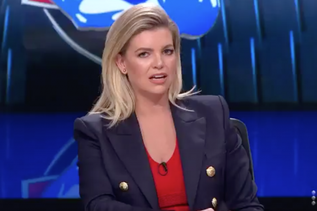 Rebecca Maddern and co-host Mike Amor have lashed Novak Djokovic in leaked footage.