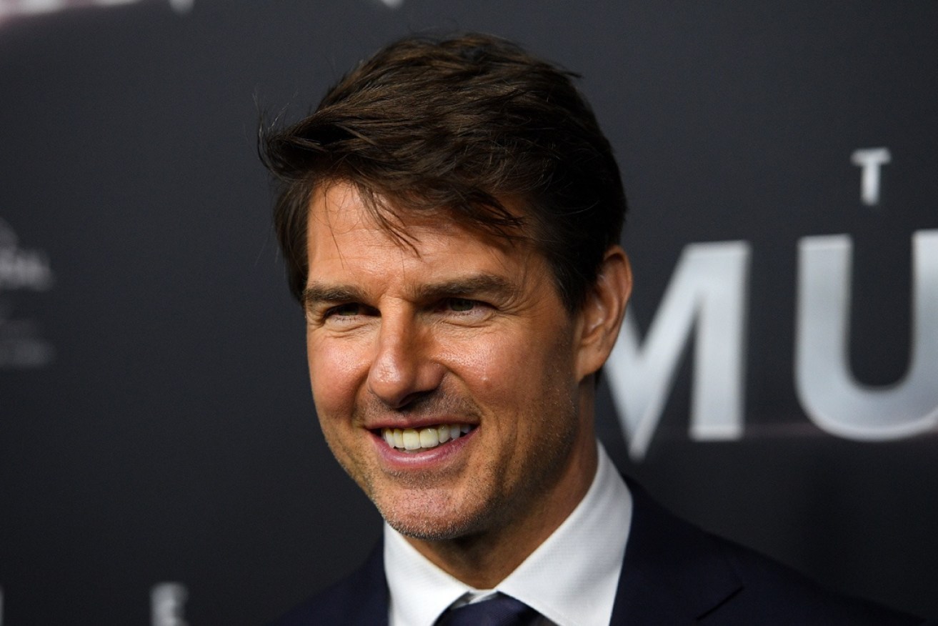 Tom Cruise is excited about his new movie.