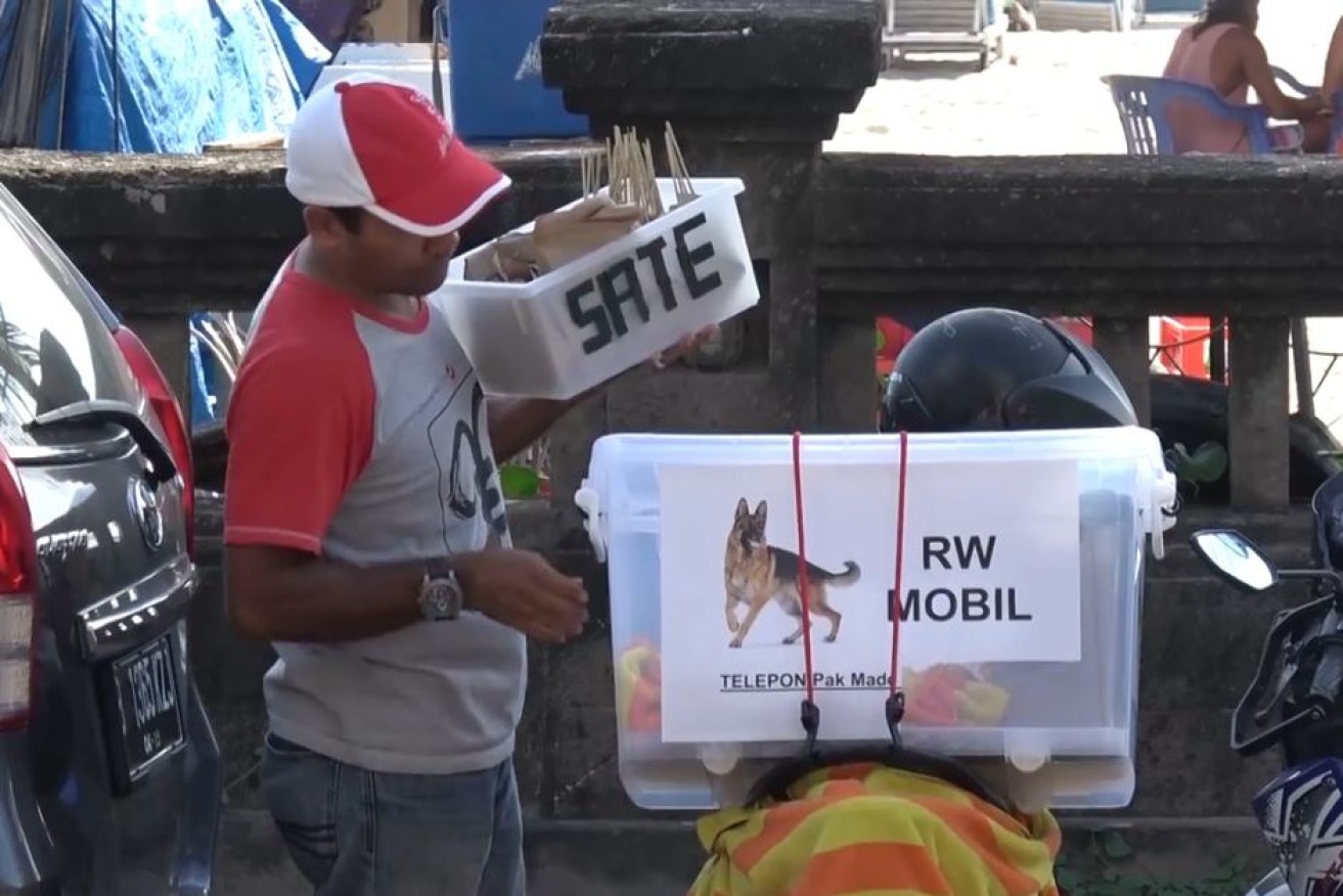 Evidence shows tourists are unwittingly eating dog meat in Bali. "RW" means dog meat.