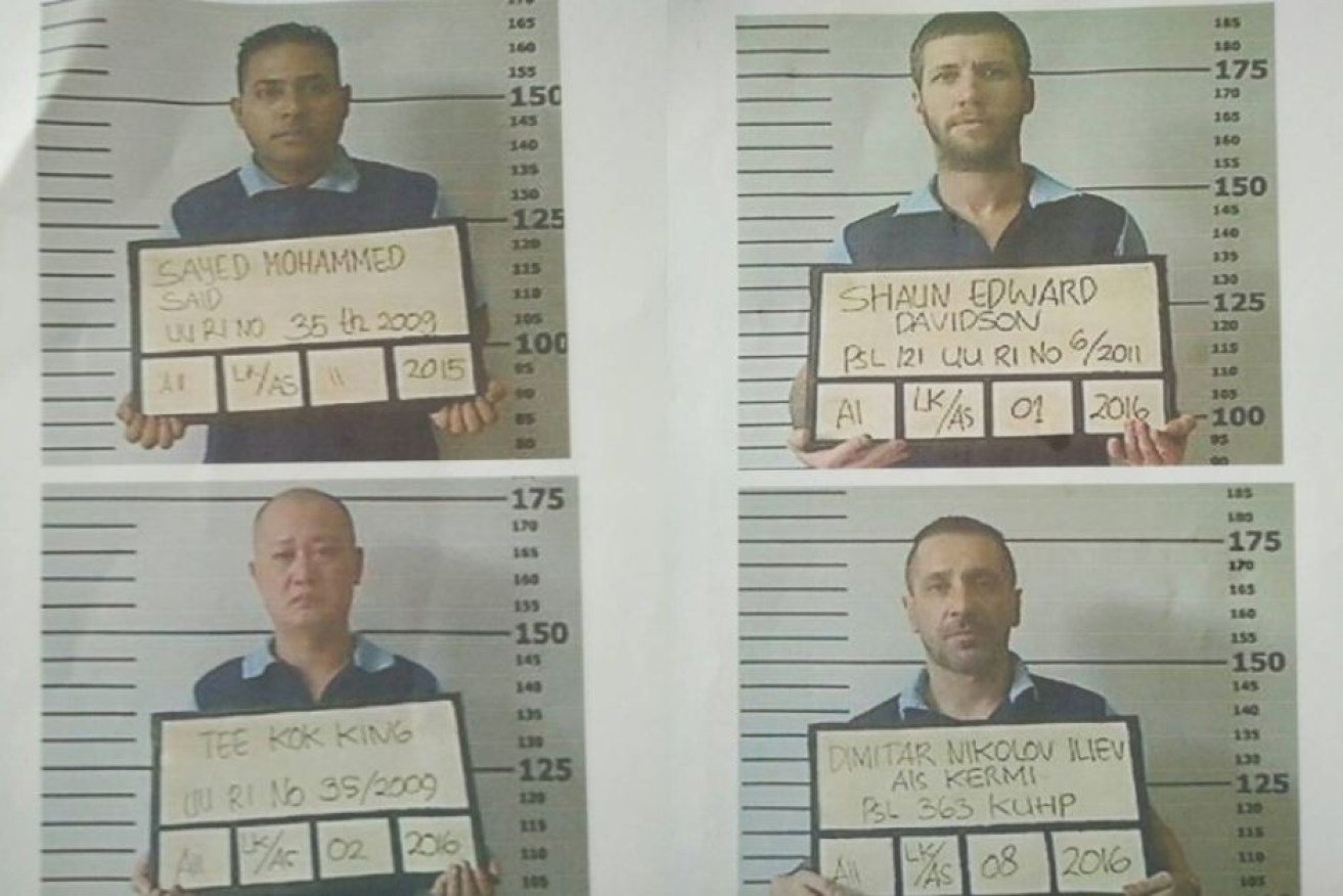 Shaun Davidson is among four prisoners who have escaped from Kerobokan Jail in Bali.