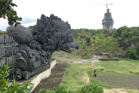 The world&#8217;s largest statue is taking shape in Bali