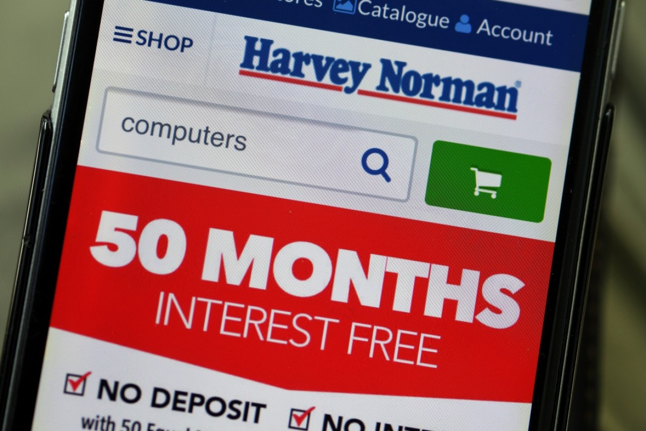 Harvey Norman's Australian stores have enjoyed a boom during the coronavirus pandemic – with sales up 17.5 per cent.