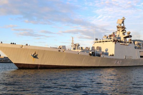 Indian Navy ships arrive in Fremantle ahead of joint exercises