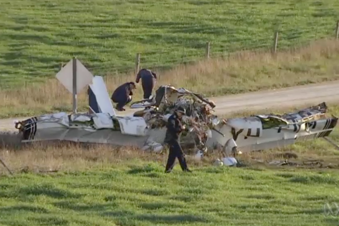 The plane was on a mercy flight to Adelaide when it crashed.