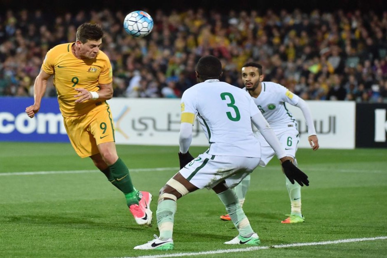 Tomi Juric scored twice in the first-half as Australia ran out eventual 3-2 winners over the Saudis.