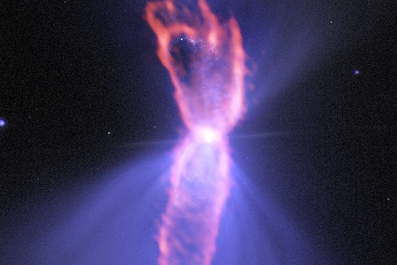 The Boomerang Nebula is only half a degree above absolute zero. 