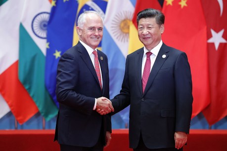 Malcolm Turnbull admits to diplomatic tensions with China