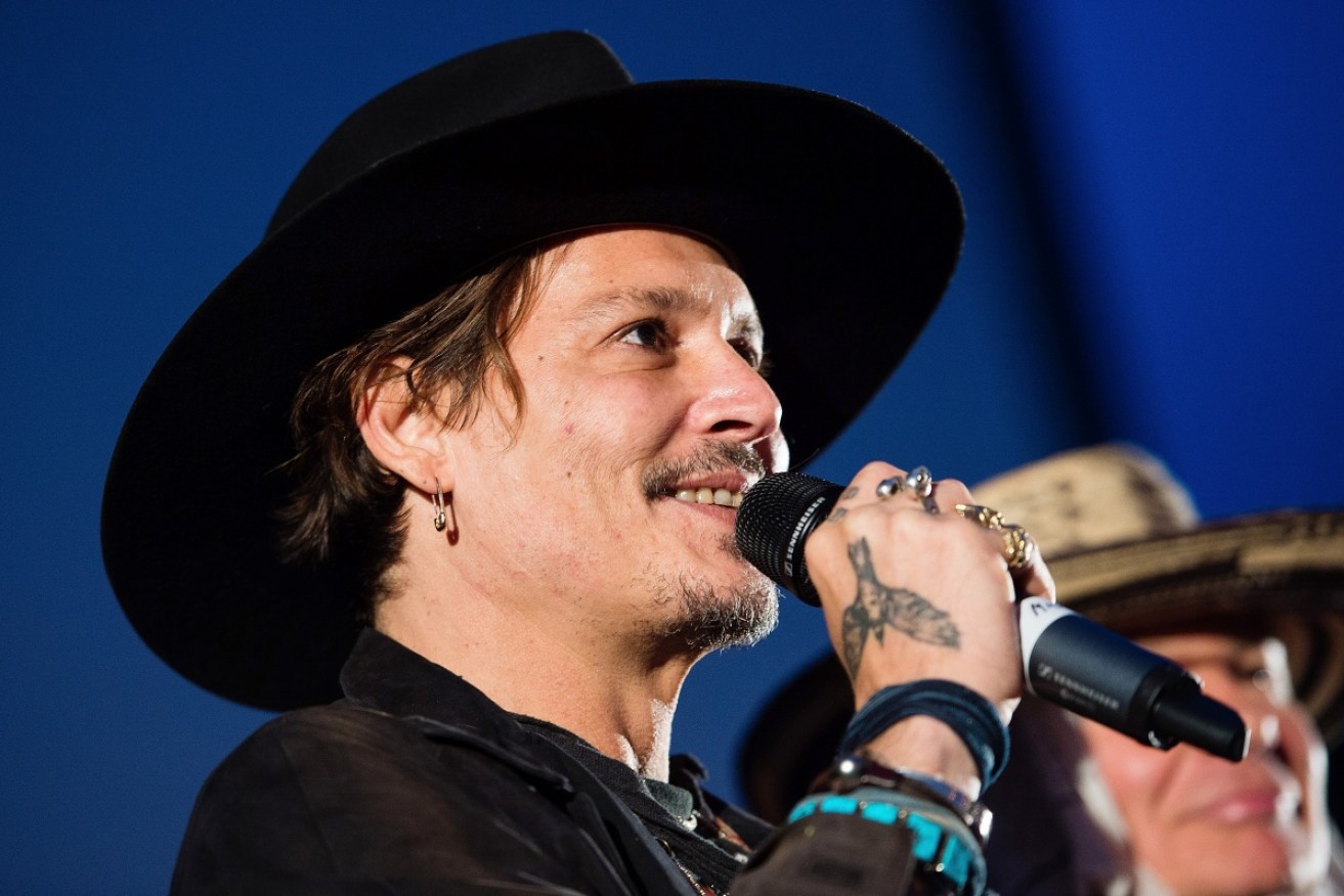 Was Johnny Depp's Glastonbury gag in poor taste?