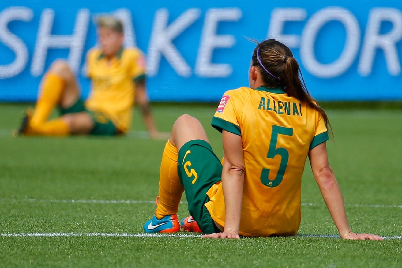 Australia were knocked out in the quarter-finals of the 2015 Women's World Cup.