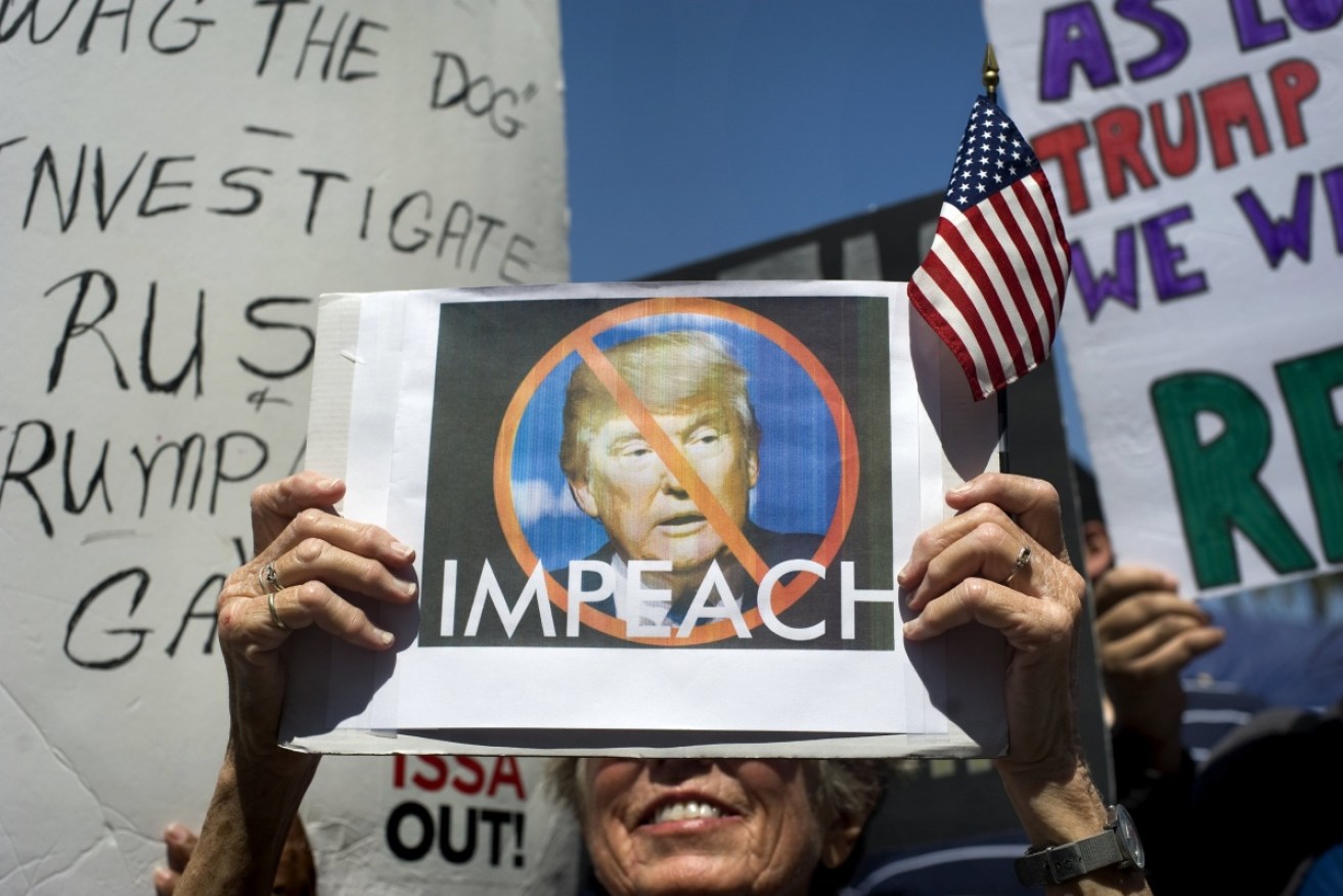 Foes have been demanding President Trump's impeachment almost from the moment he was elected, but those demands are growing more muted.