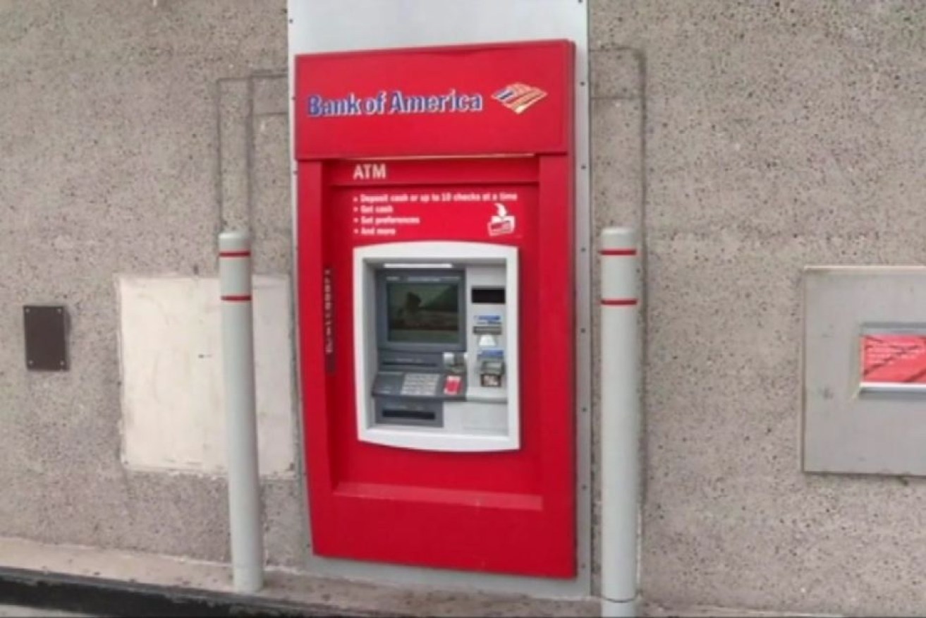 A Texas man was stuck in the ATM for several hours.