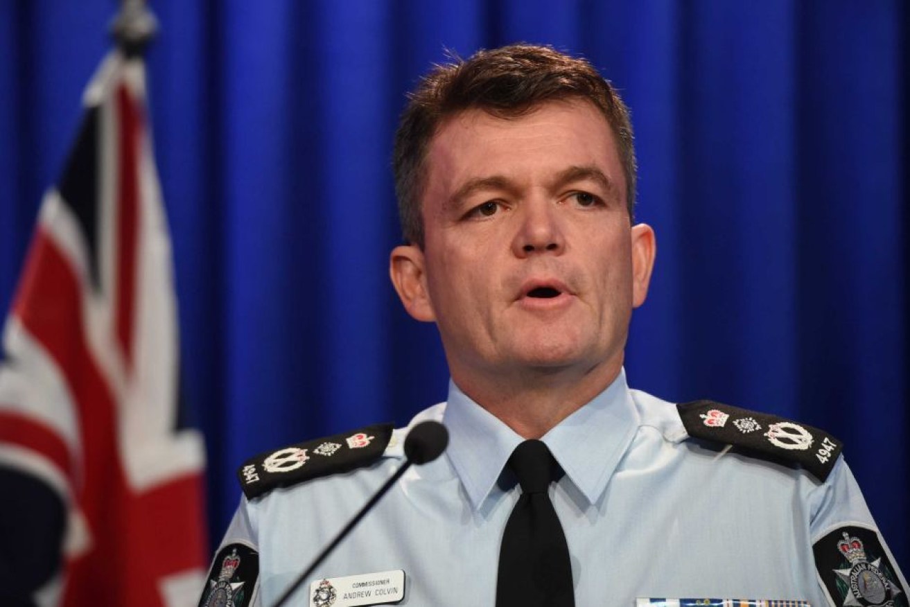 AFP Commissioner Andrew Colvin says the new laws are needed. 
