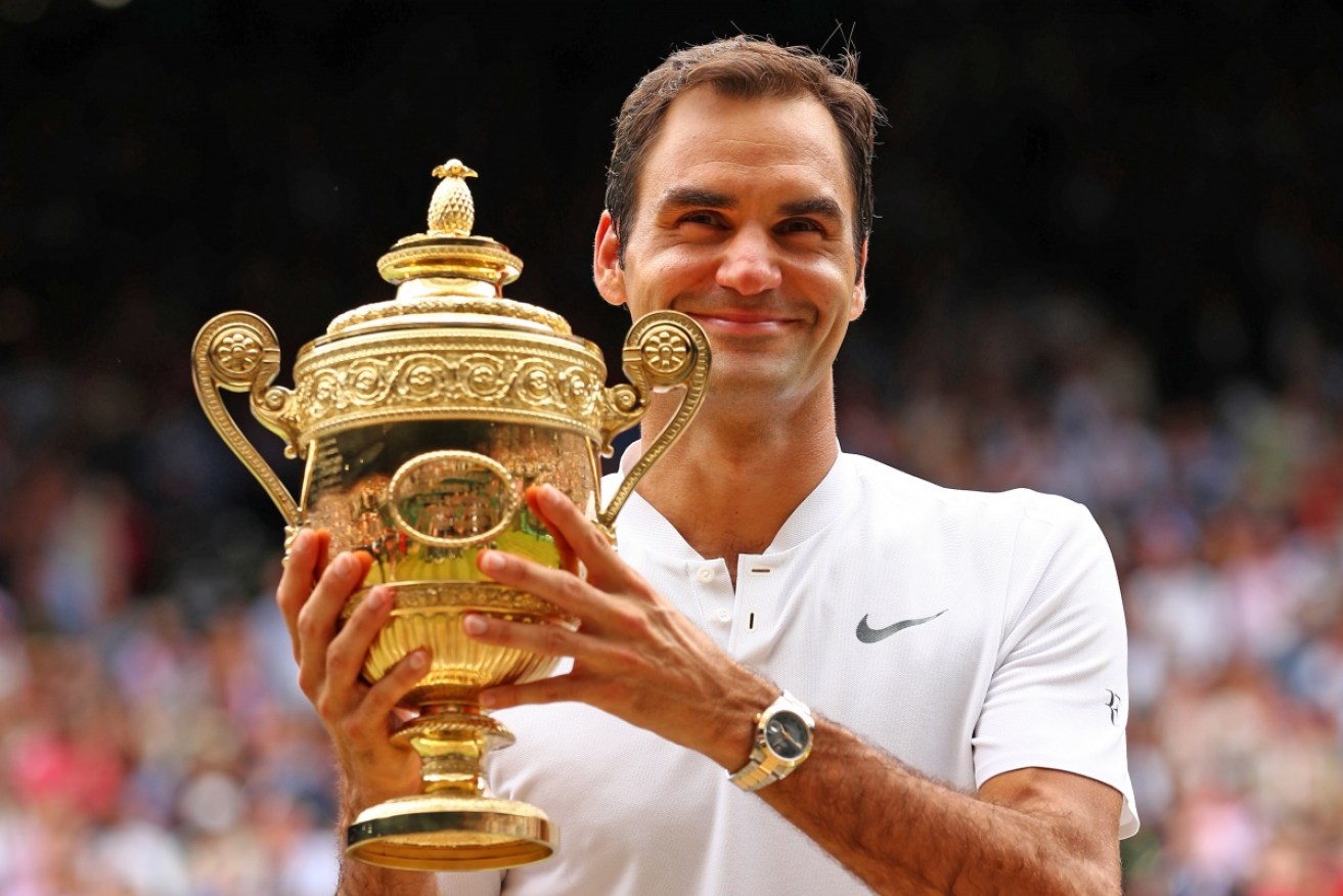 Roger Federer made history with a record eighth Wimbledon title.