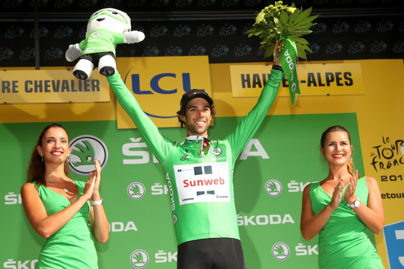 Michael Matthews is now the favourite to claim the coveted green jersey.