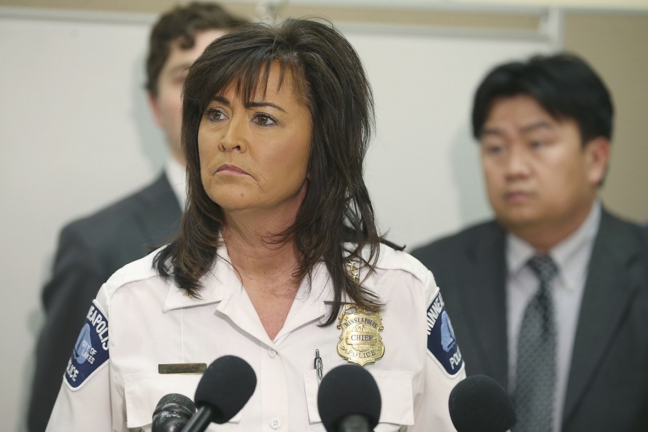 Chief Harteau quit at the request of the city's mayor Betsy Hodges. Photo: AAP