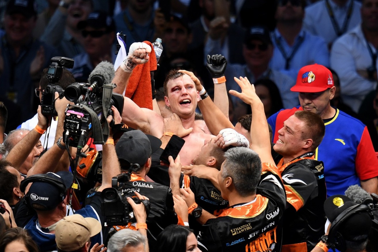 Australian Jeff Horn shocked the world to become the WBO welterweight champion.