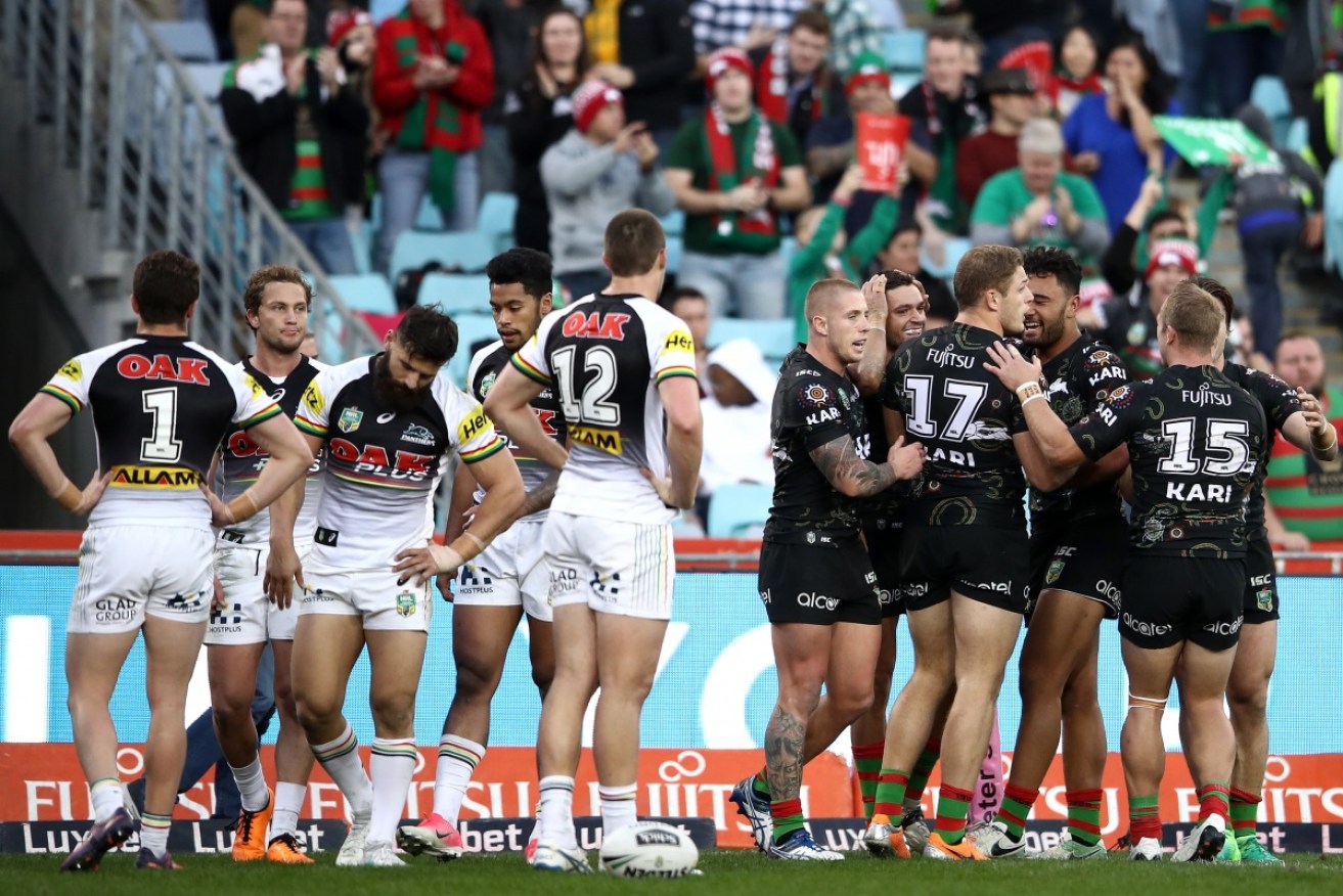 Penrith face having to win six of their last nine to make the NRL finals following their 42-14 thumping at the hands of South Sydney.