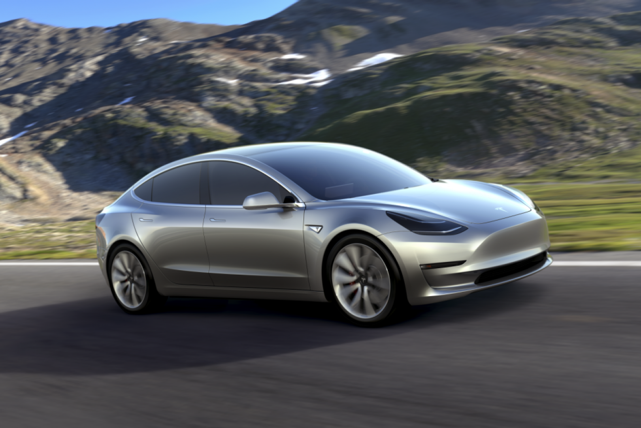 Tesla's new Model 3.