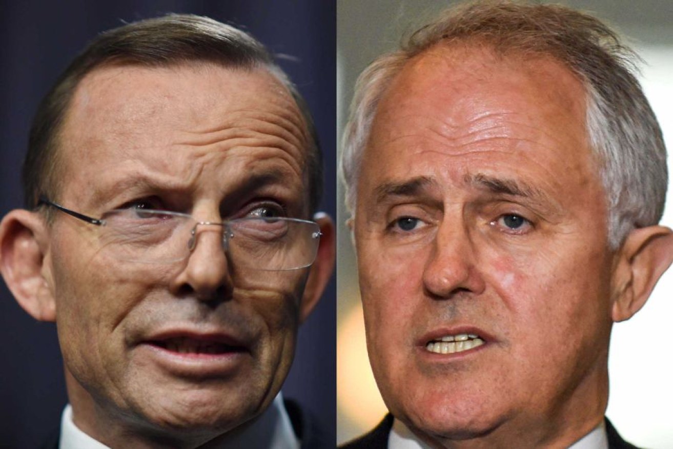 Malcolm Turnbull appeared to hit back at Tony Abbott in a speech in London, by claiming the Liberal Party should remain in the "sensible centre"