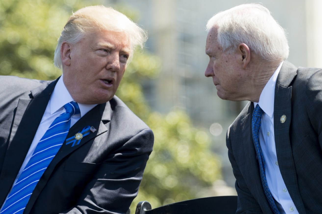 Following a rebuke from his boss, Donald Trump, US Attorney General Jeff Sessions says he loves his job.