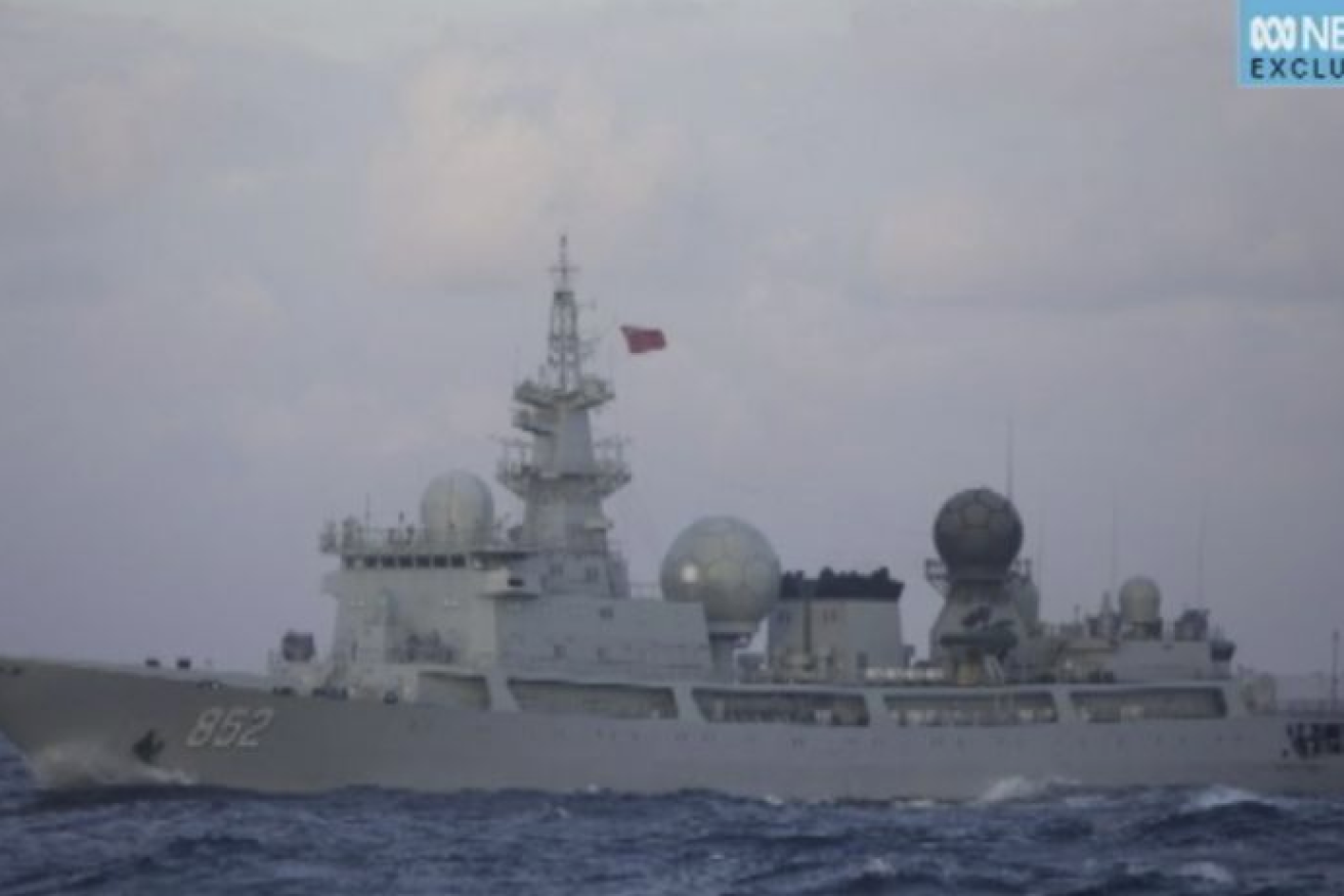 China's spy vessels are fitted with communication systems designed to eavesdrop on other militaries. <i>Photo: ABC News</i>