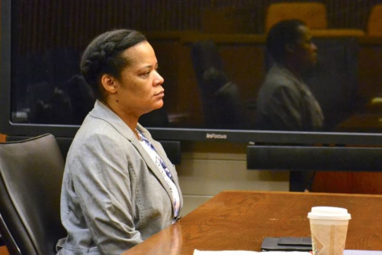 Uloma Curry-Walker sits stone-faced in court as the details of her misconceived murder-for-money scheme re laid bare.