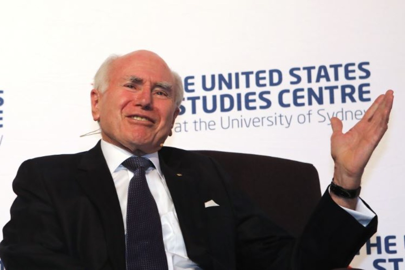 Former Prime Minister does his best at the US Studies Centre to heal the rift within the Liberal Party.