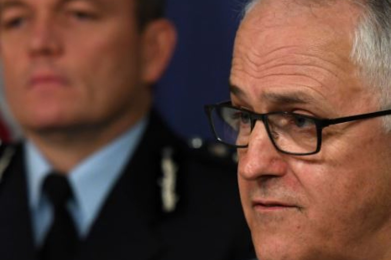 Malcolm Turnbull held a news conference with  AFP Commissioner Andrew Colvin to details the Sydney arrests.