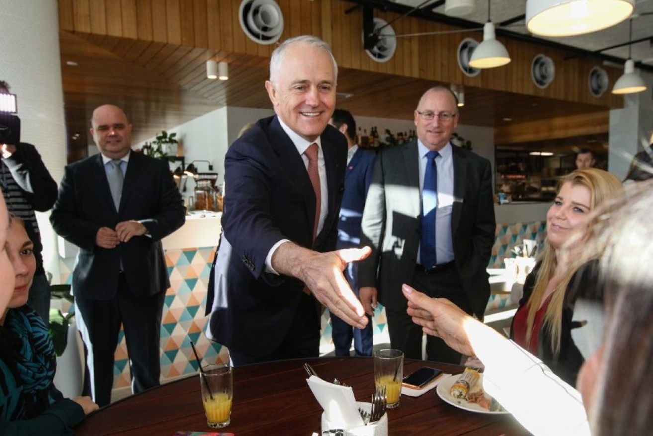 Malcolm Turnbull unveiled 10,000 new internships in the hospitality sector on Tuesday. Photo: AAP