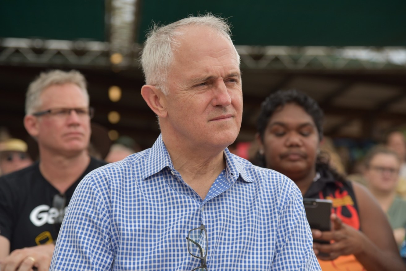 Speaking at Garma, Mr Turnbull says the recommendations of the Referendum Council were being carefully considered and the final approach would need to be bipartisan. Photo: AAP