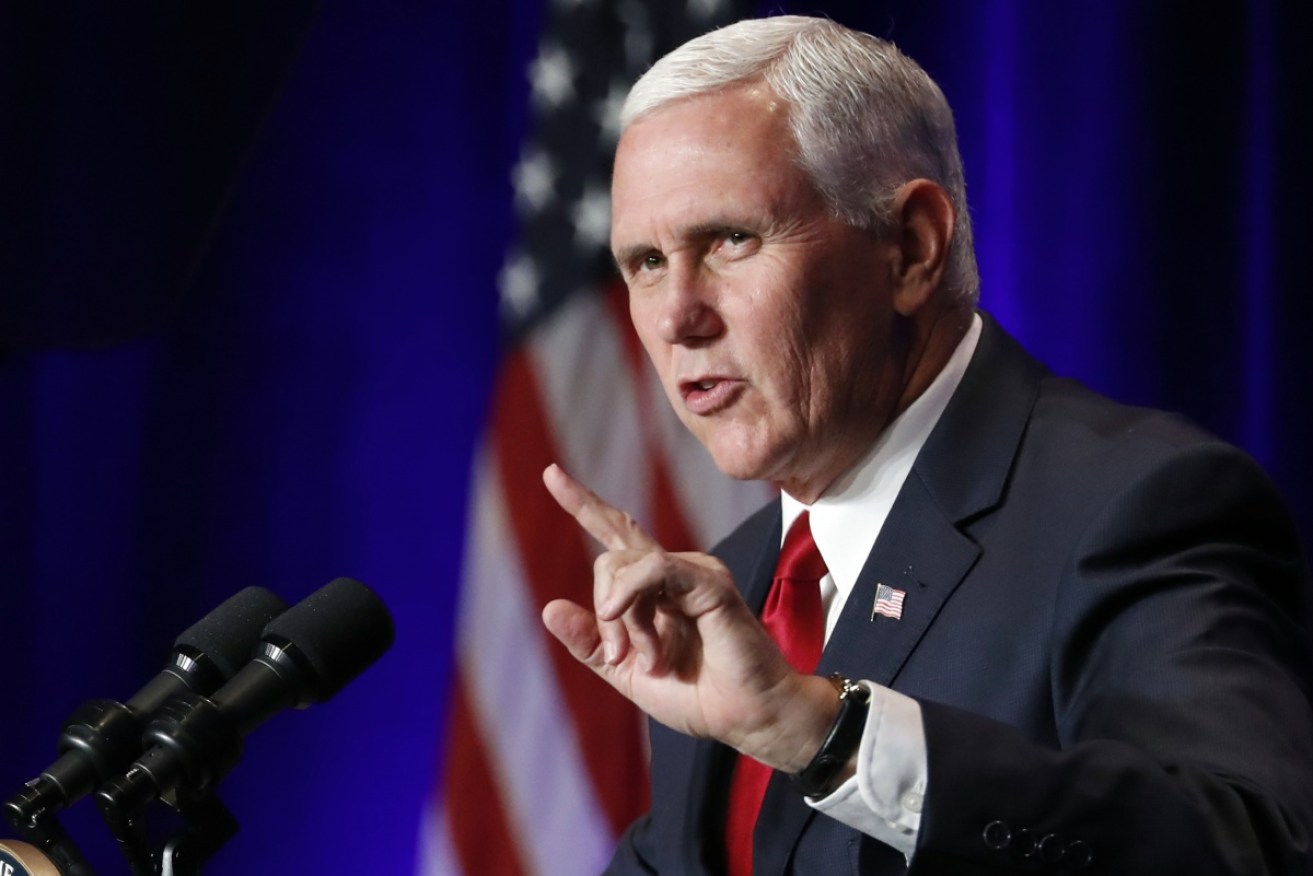 Mike Pence denies reports alleging a presidential takeover bid.